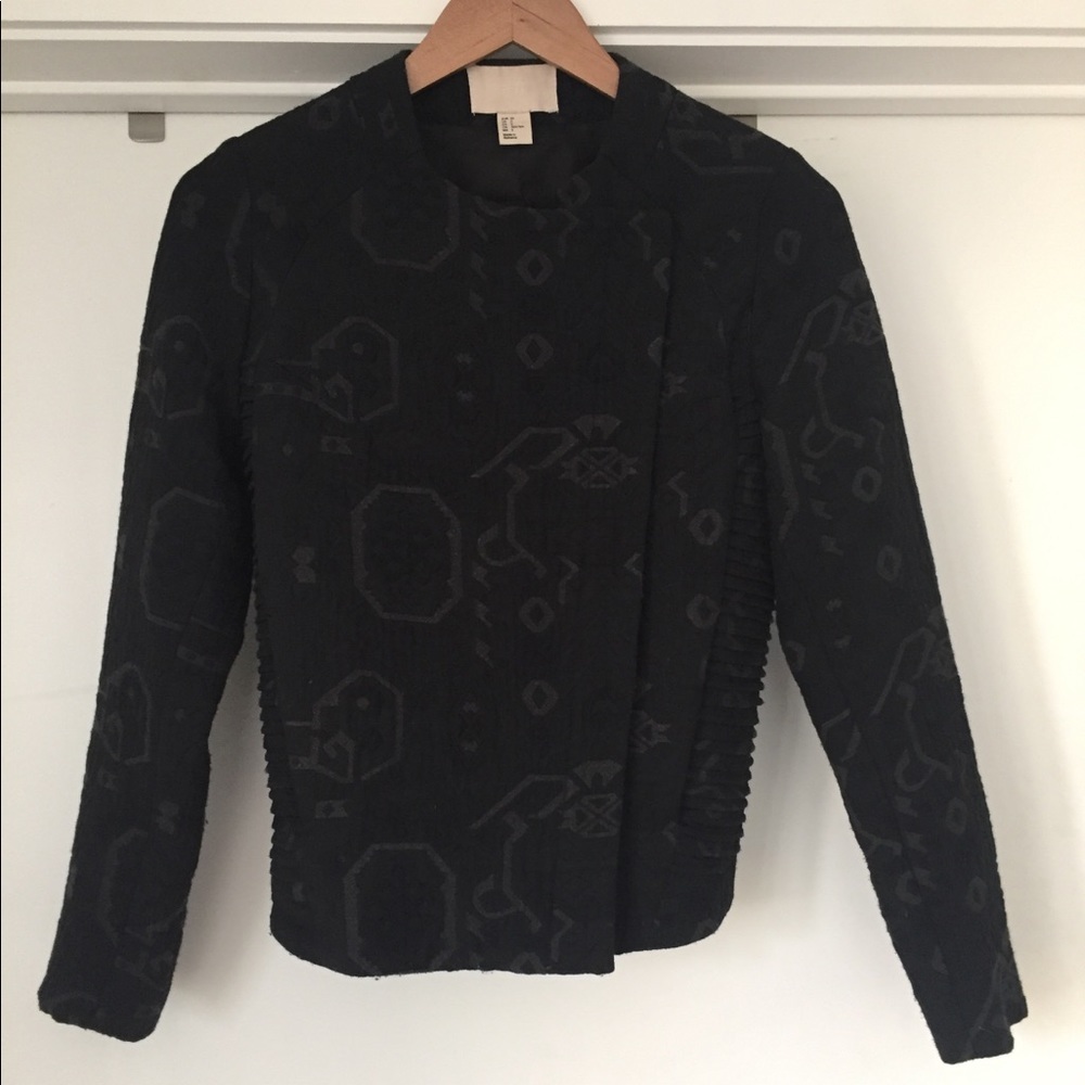 H&M Ribbed ‘Biker’ Jacket - Picture 6 of 6